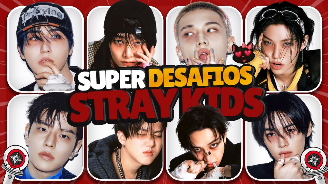 SUPER DESAFIOS STRAY KIDS 🔥 | Você é uma verdadeira STAY? ⭐🎮 Jogos Interativos