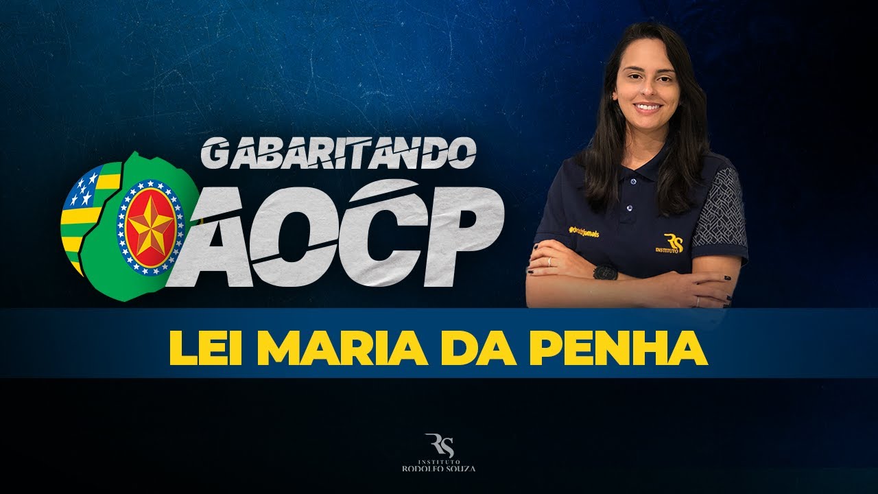 LEI MARIA DA PENHA - GABARITANDO AS QUESTÕES DA AOCP - Prof. Débora Mendonça