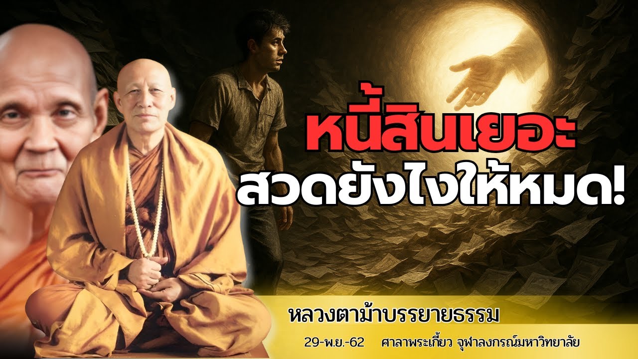 สวดมนต์ยังไงให้หนี้สินหมดไป? เคล็ดลับแก้กรรมจากหลวงตา บารมีดึงโชคลาภ #หลวงตาม้าบรรยายธรรม