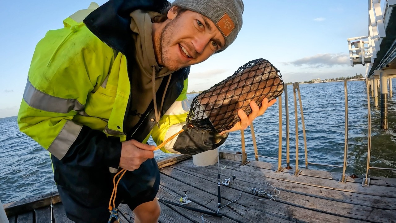 Live Baiting the Busselton Jetty - Night Fish part 3