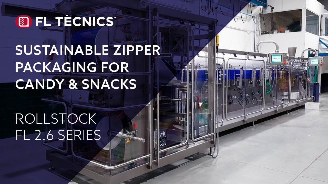 Sustainable Rollstock Packaging Solutions for Candy & Snacks | FL 2.6 Zipper Pouch Machine