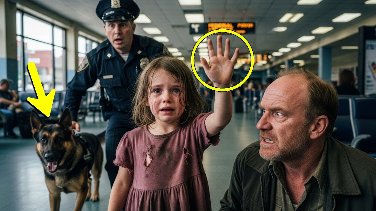 Κοριτσάκι έδωσε σιωπηλό σήμα στο σταθμό – Ο αστυνομικός σκύλος αρνήθηκε να φύγει