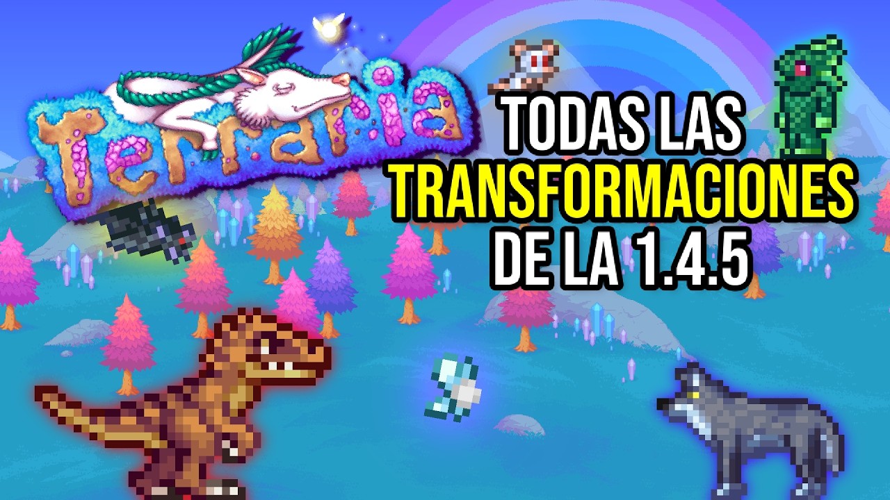 Terraria 1.4.5: TODAS las Transformaciones Explicadas!