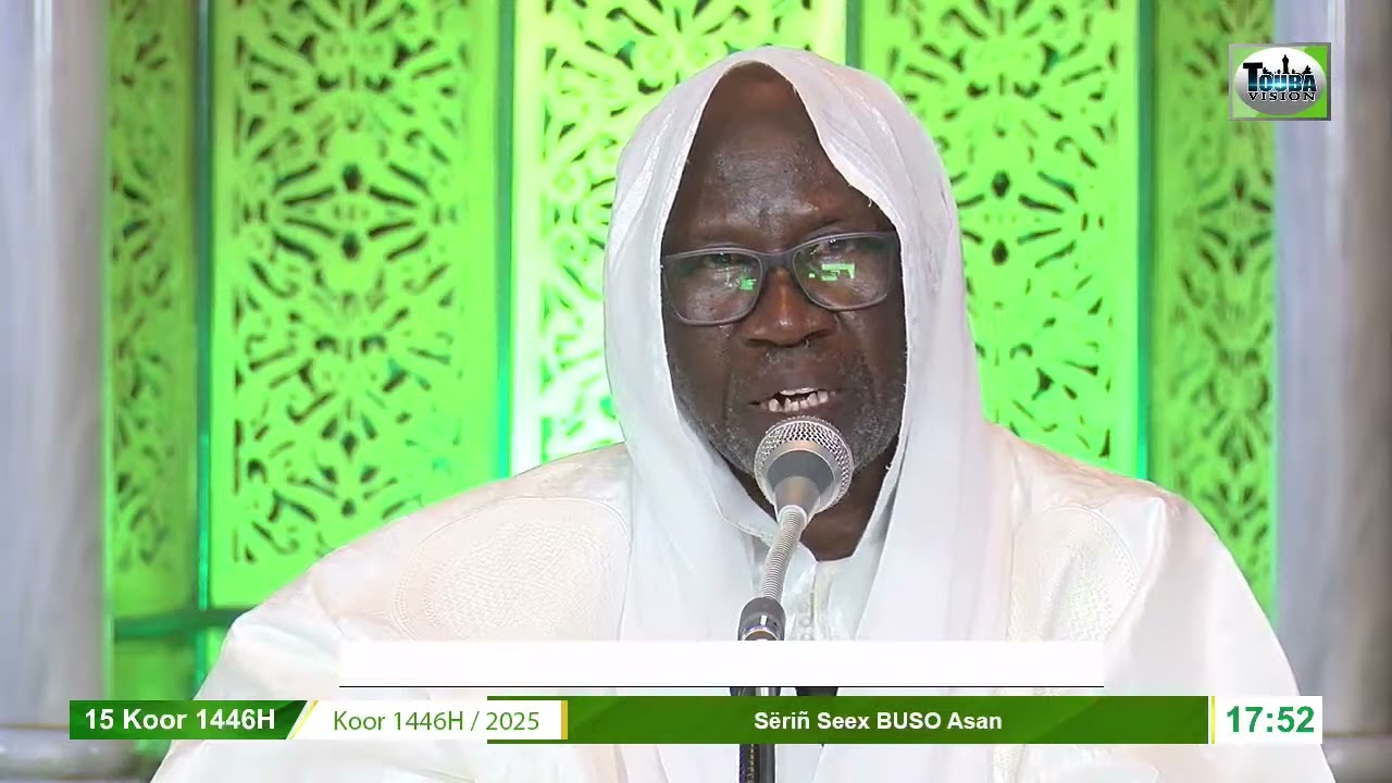Ubbé Fatwa Jour 15 Grande Mosquée de Touba : WAXTAANU KOOR Ramadan 1446H 2025