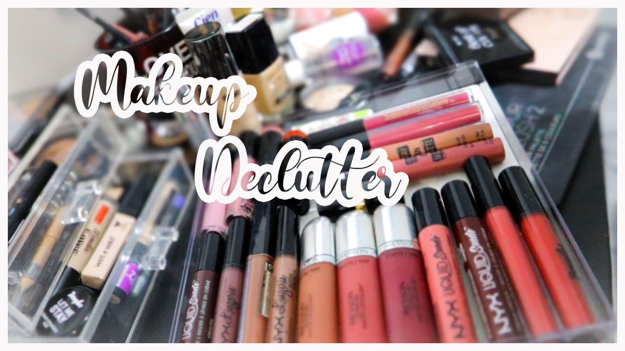 Makeup Declutter | Curatenie si organizare in colectia de produse de machiaj 🤍
