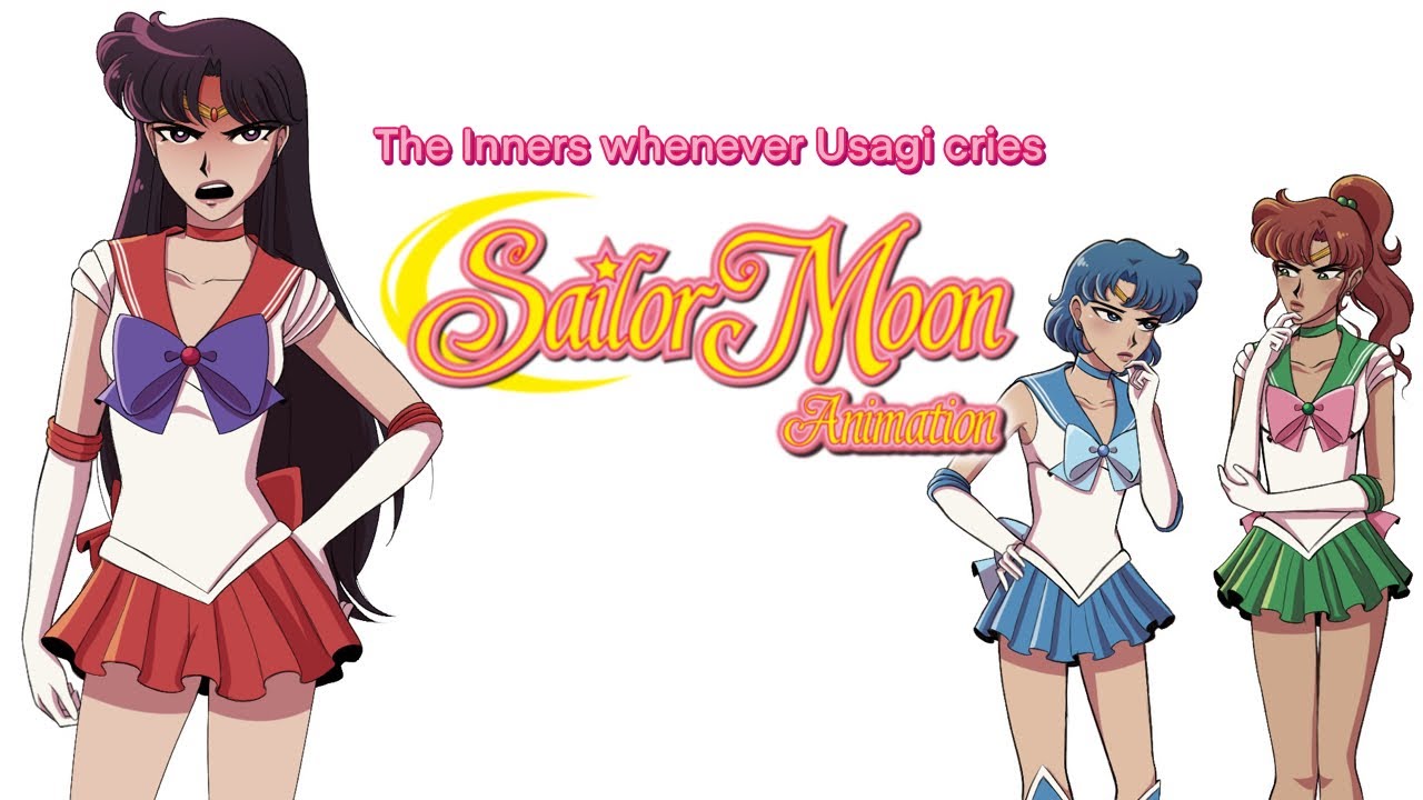 The Inner Senshi whenever Usagi cries - Sailor Moon Animation