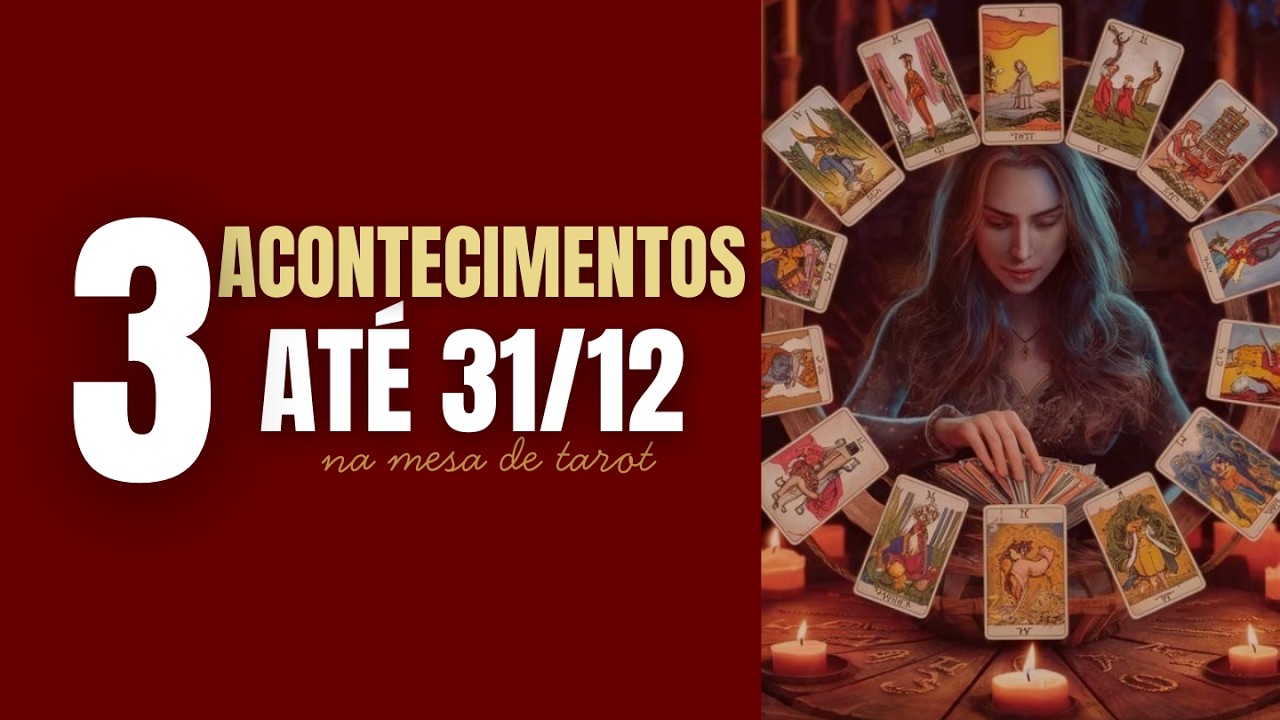 O QUE VAI ACONTECER AINDA ESSE ANO? TAROT RESPONDE.