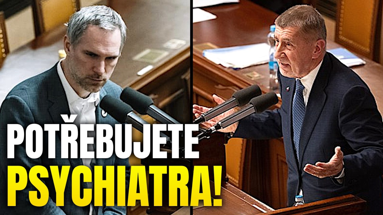 Hřib to nezvl&aacute;dl a seřval Babi&scaron;e! Ten ho poslal na psychiatrii...