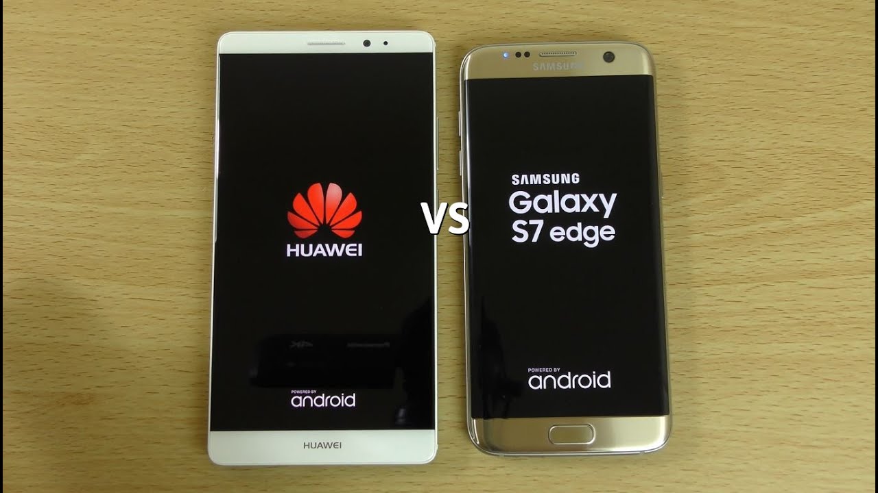 Samsung Galaxy S7 Edge VS Huawei Mate 8 - Speed Comparison!