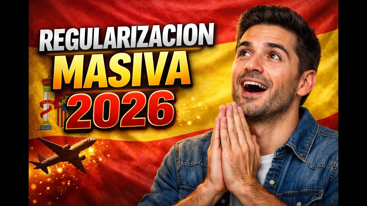 REGULARIZACION MASIVA 2026: PERMISO de RESIDENCIA y TRABAJO para TODOS los EXTRANJEROS en España