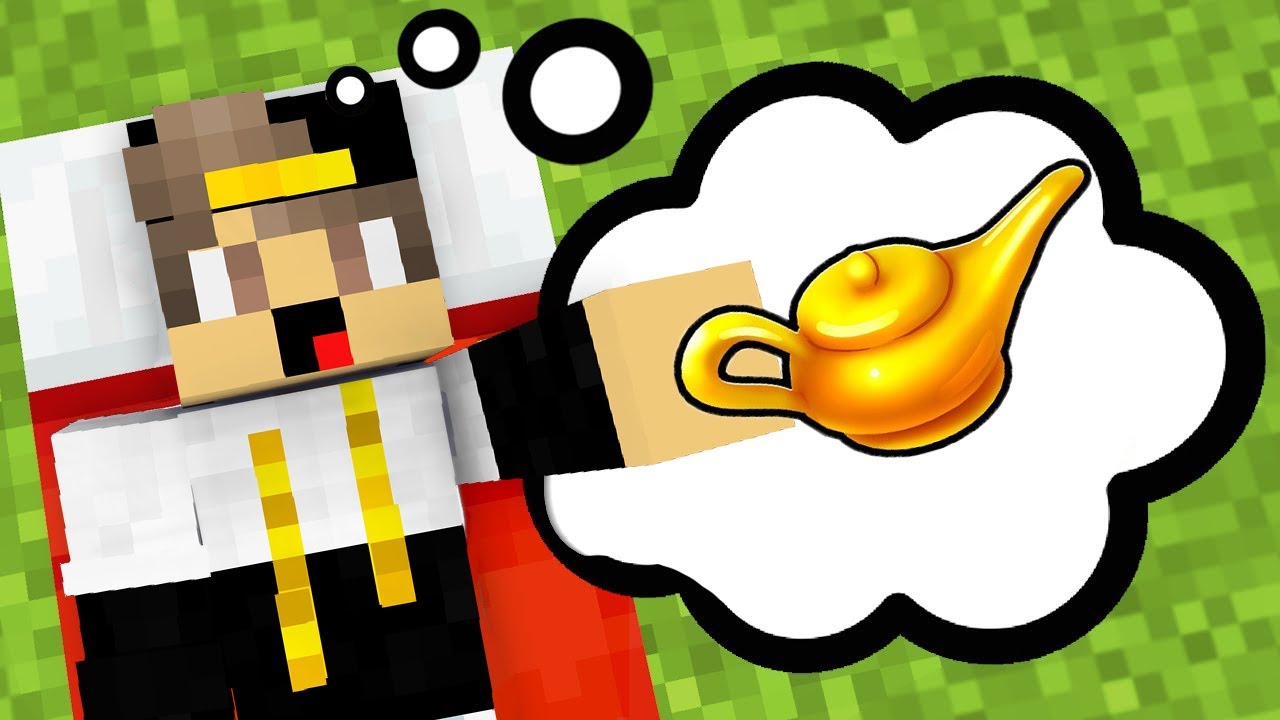 ماين كرافت ولكن حصلت علي جني الامنيات من المصباح السحري ( اتمنيت اشياء غريبة ) !!!🔥🔥