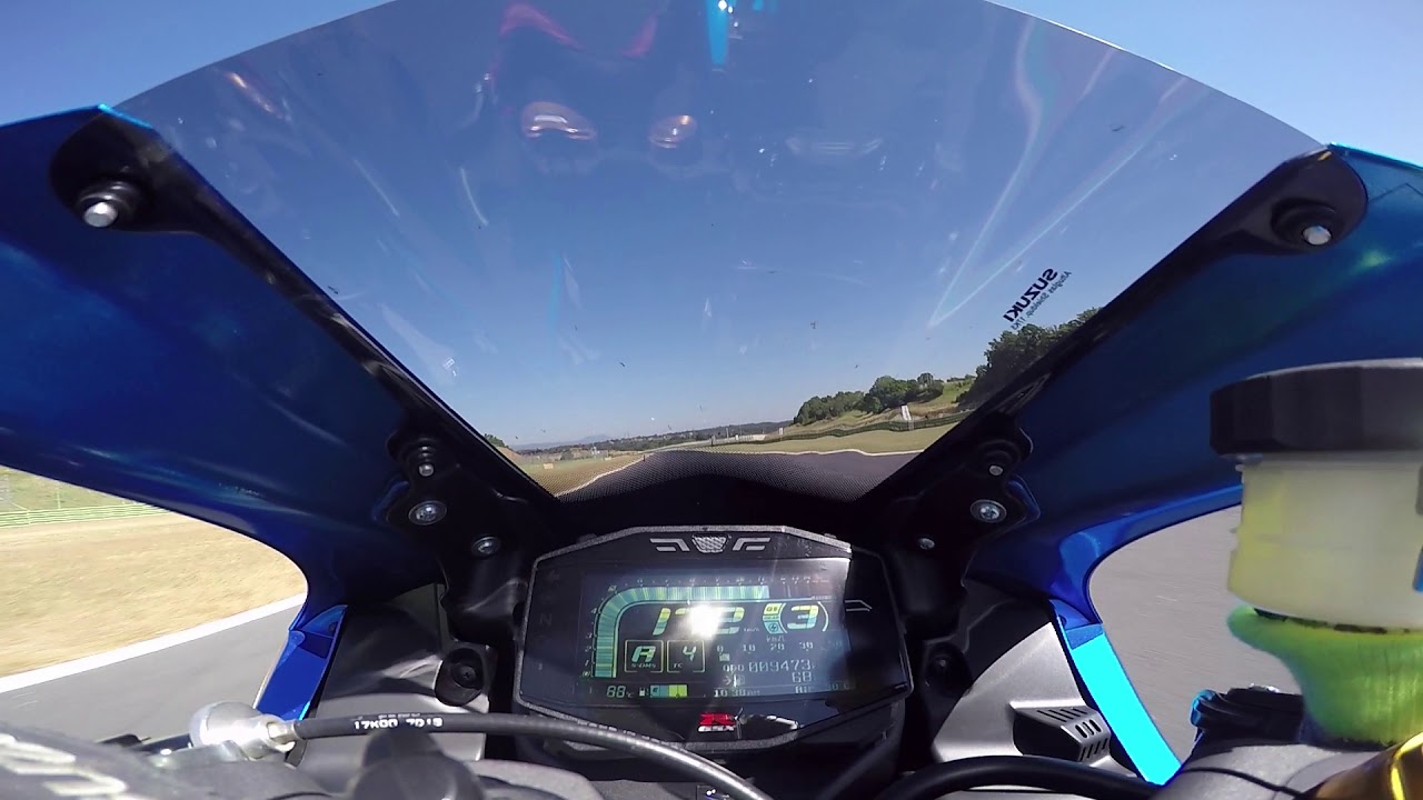 Vallelunga Onboard suzuki GSXR1000 R 2018 Best Lap: 1'48.020