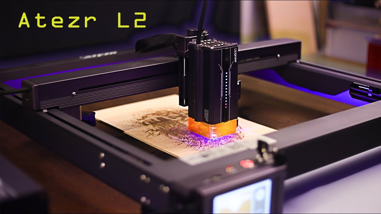 Testing New Generation ATEZR L2 | 36Watts Diode Laser Engraver