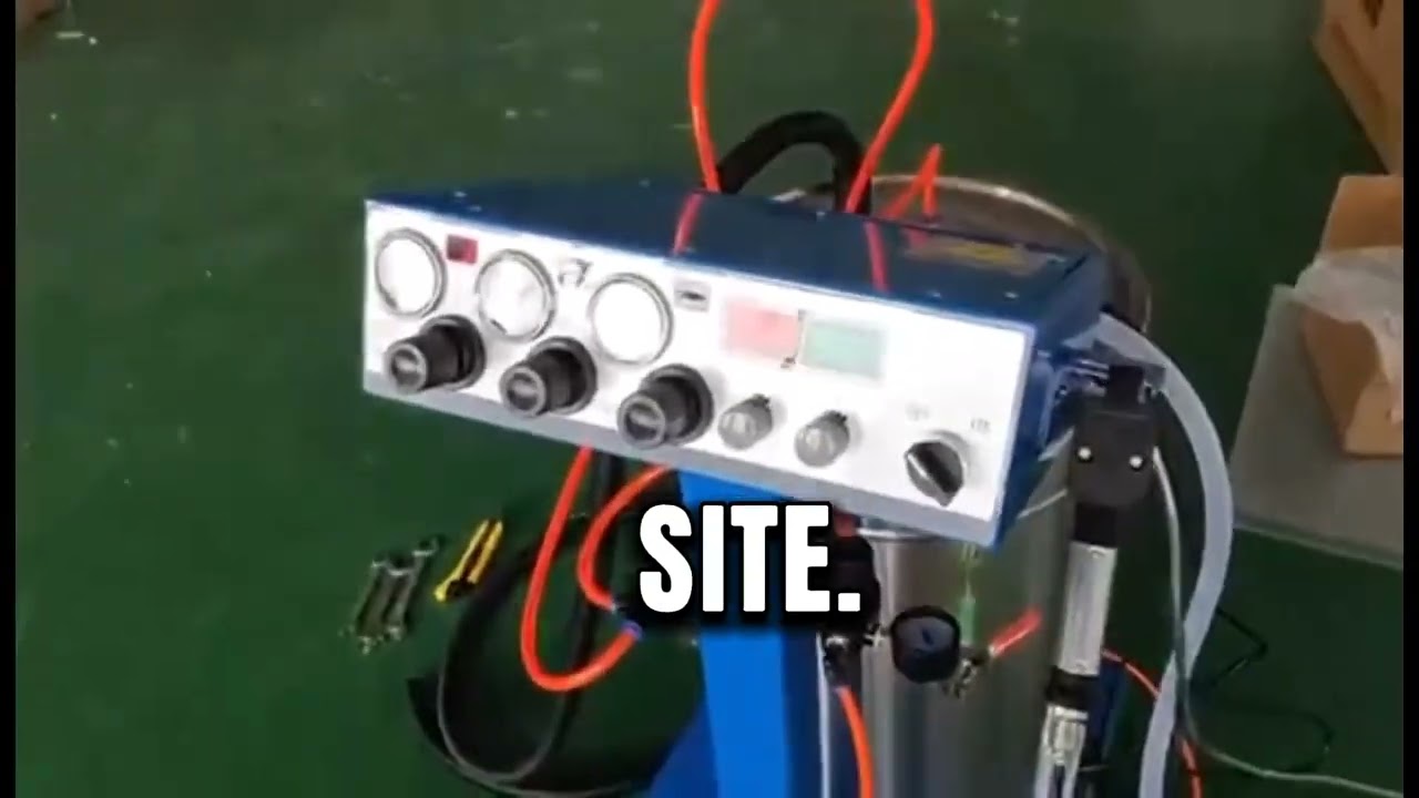 🔥 Deep Corner Powder Coating? WX-958S 40L Electrostatic Spray Gun Test!&rdquo;