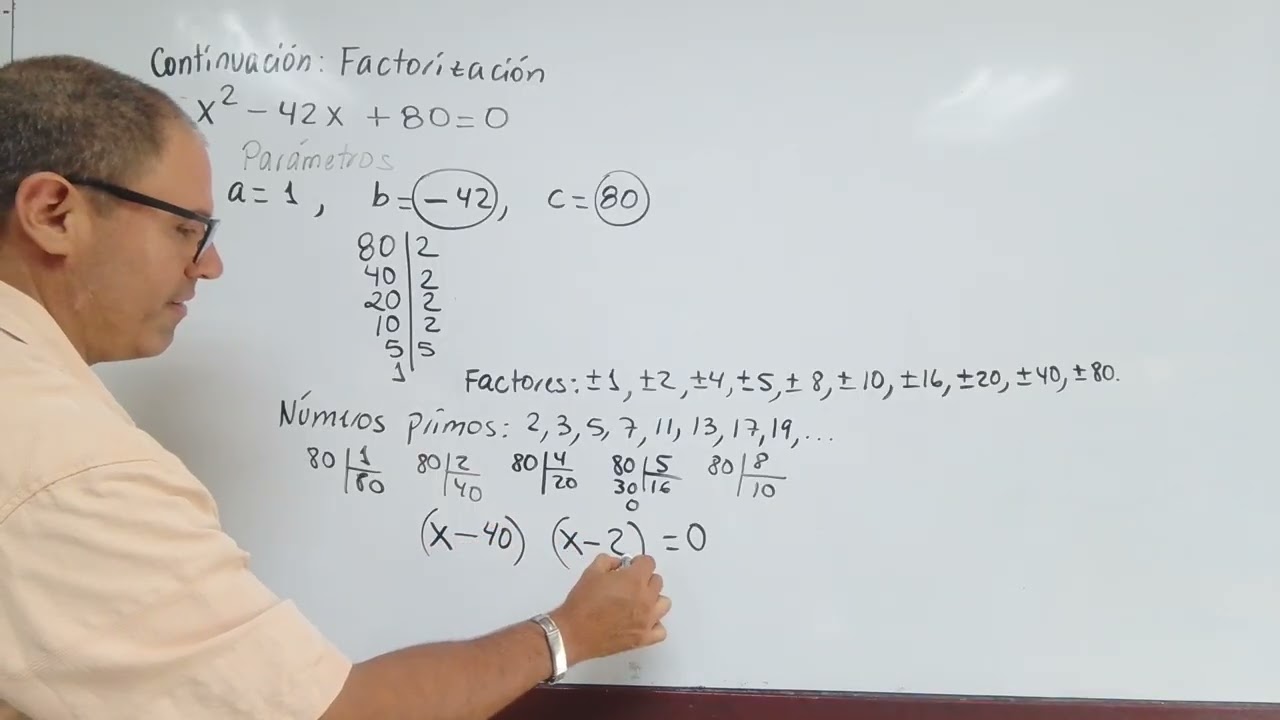 Factorización.