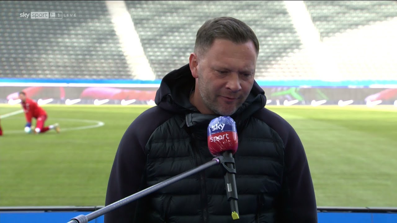 Pal Dardai im Wut-Interview - über seinen Sohn Marton (vor dem Spiel Hertha BSC - Bayer Leverkusen)