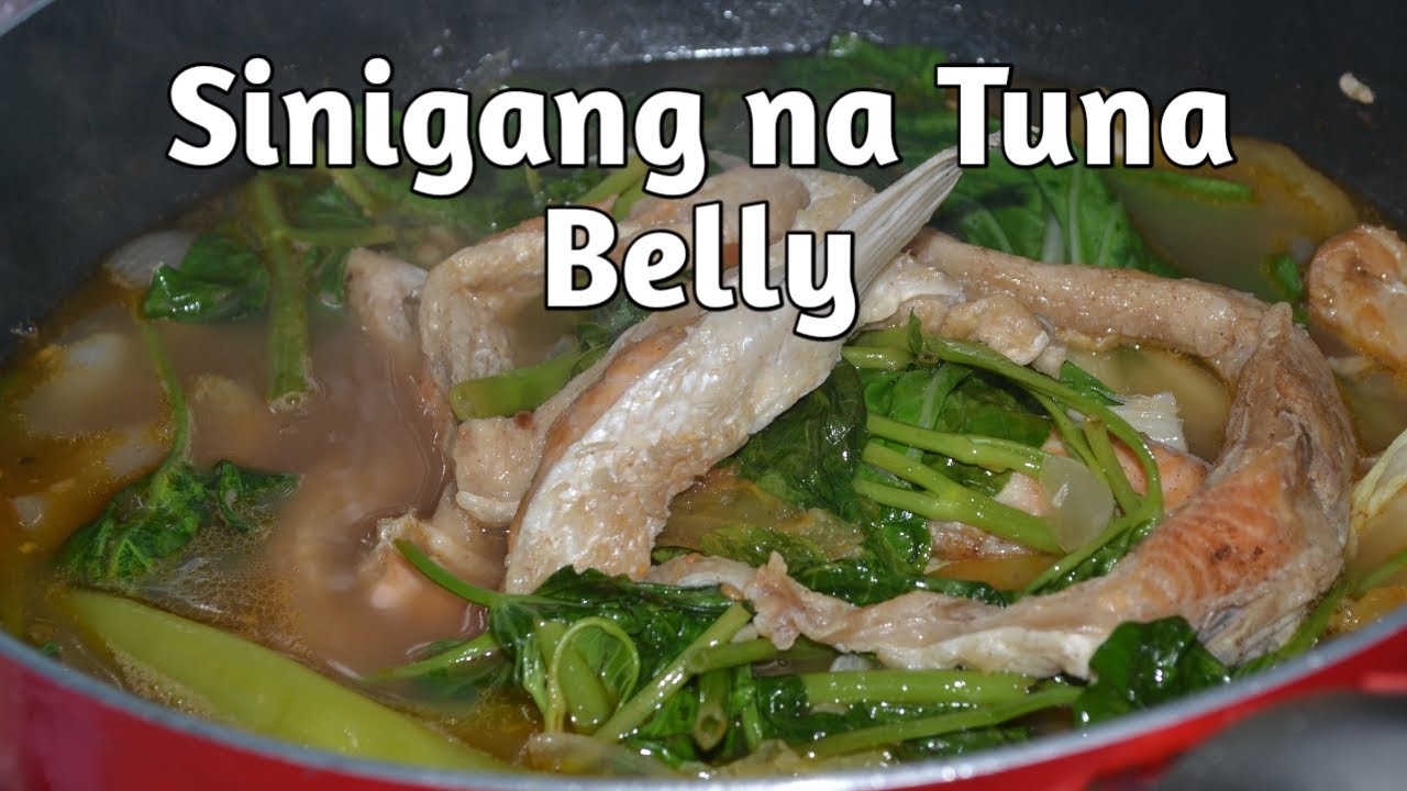 Sinigang na Salmon Belly
