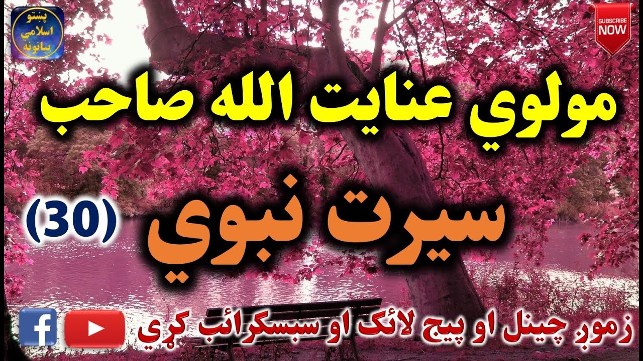 Mulvi Enayatullah Sahib (Vol:86) (30) مولوي عنايت الله صاحب - سيرت نبوي