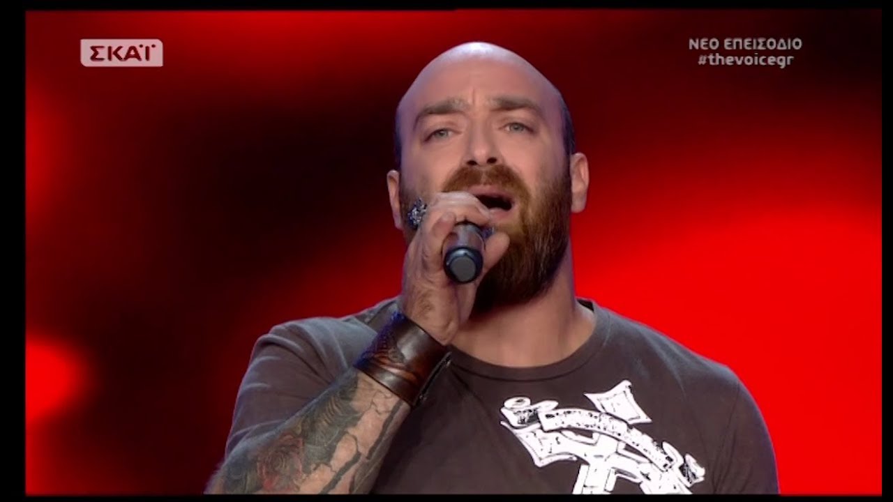 The Voice of Greece 4 - Blind Audition - TI NA THYMITHO - Nikos Mavris