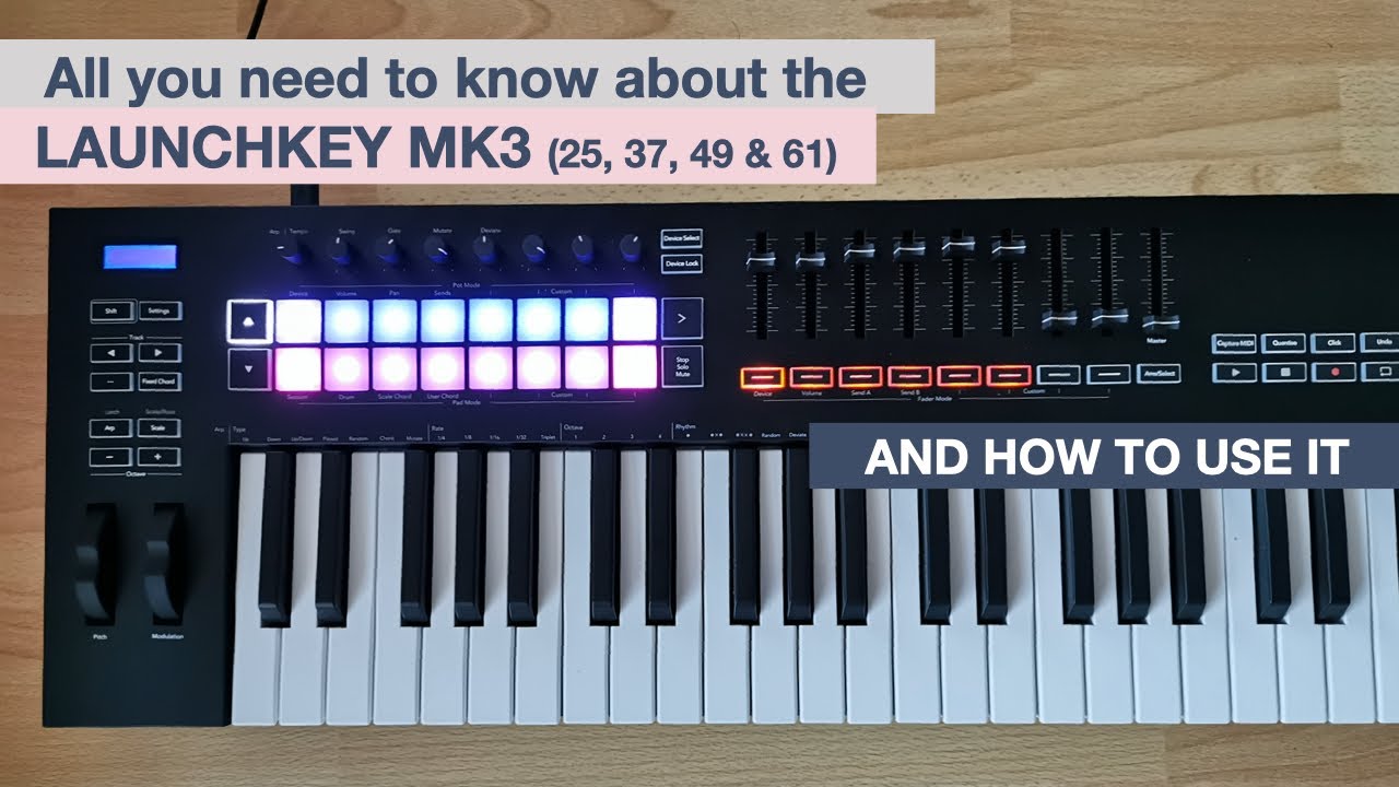 MPW // Полное руководство по использованию НОВОГО Launchkey MK3 \\ Xylo Aria