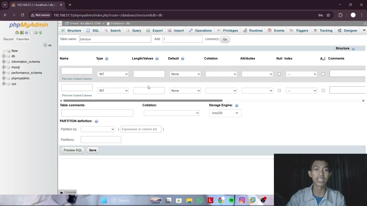 instalasi dan konfigurasi  Database Server Di debian 12