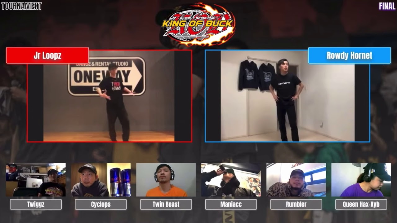 Jr Loopz vs Rowdy Hornet | KING OF BUCK 11 ONLINE LIVE TOURNAMENT FINAL | Mens Best8