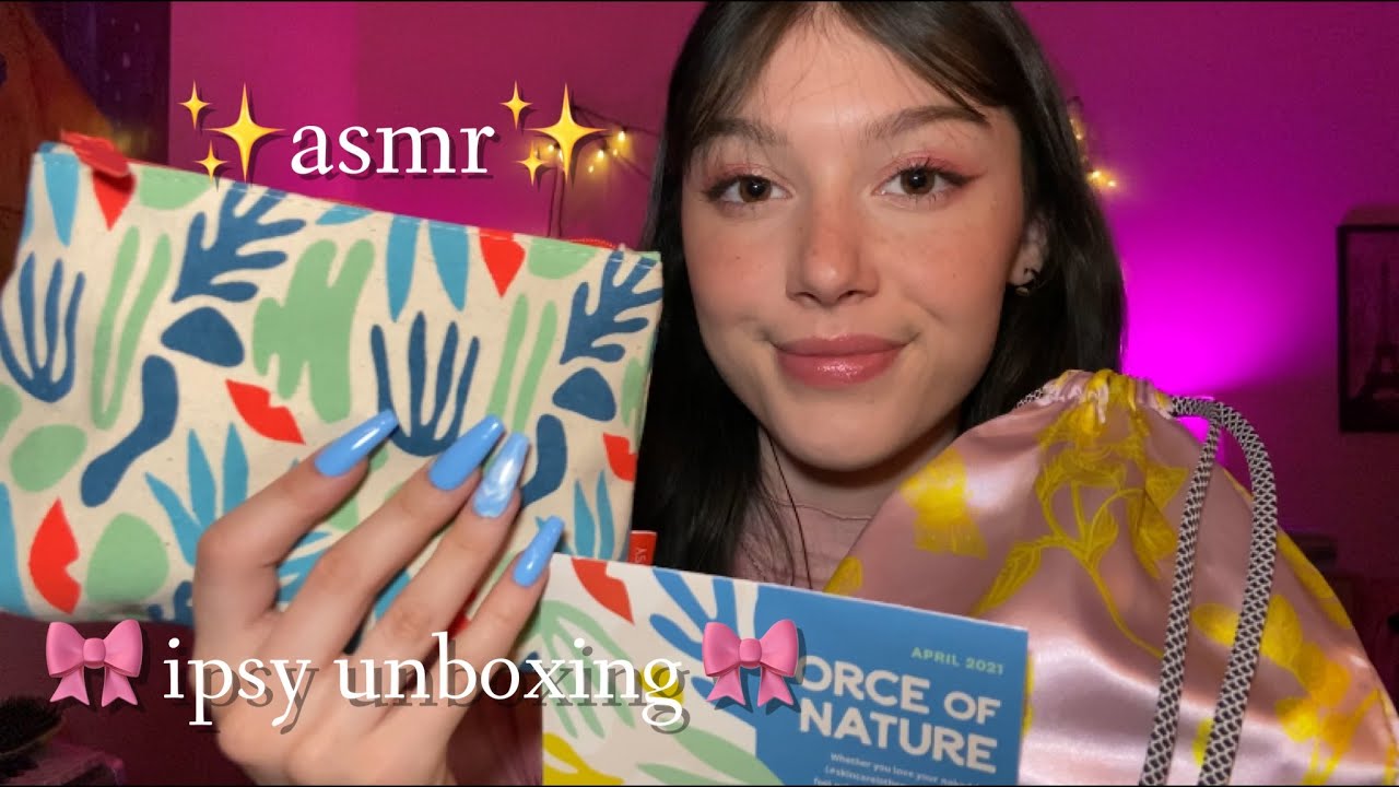 ASMR | IPSY April Glam Bag Unboxing 📦💄 ~super tingly scratching, tapping, and rambling~