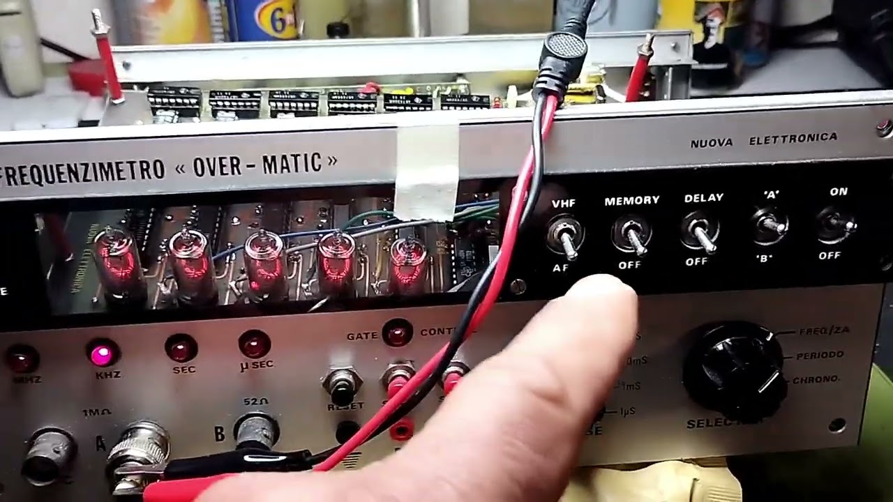 Frequenzimetro a NIxie 