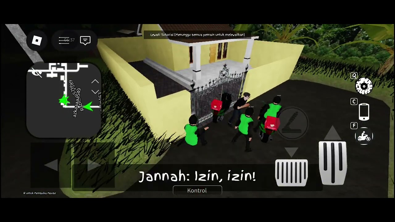 Playing bakso malang as ojol roblox