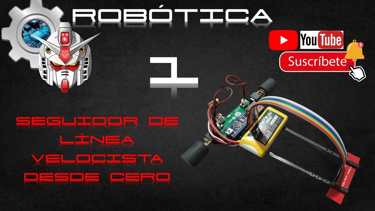 Como hacer un seguidor de línea velocista desde cero para principiantes parte 1
