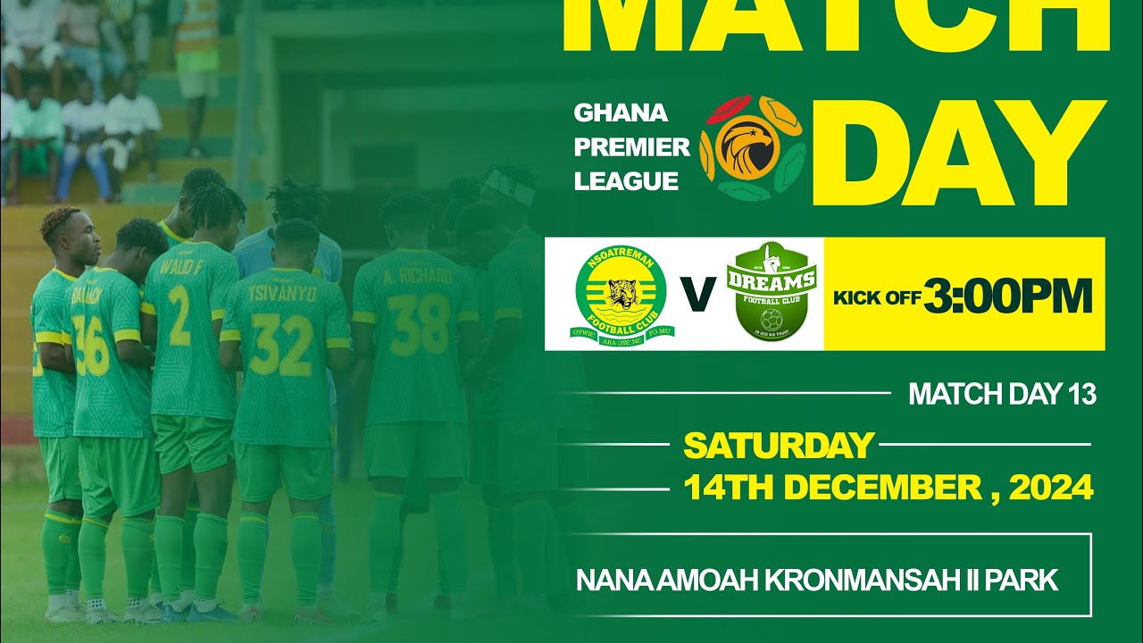 HIGHLIGHTS | NSOATREMAN FC VS DREAMS FC | GHANA PREMIER LEAGUE  |MD 13| EXTENDED