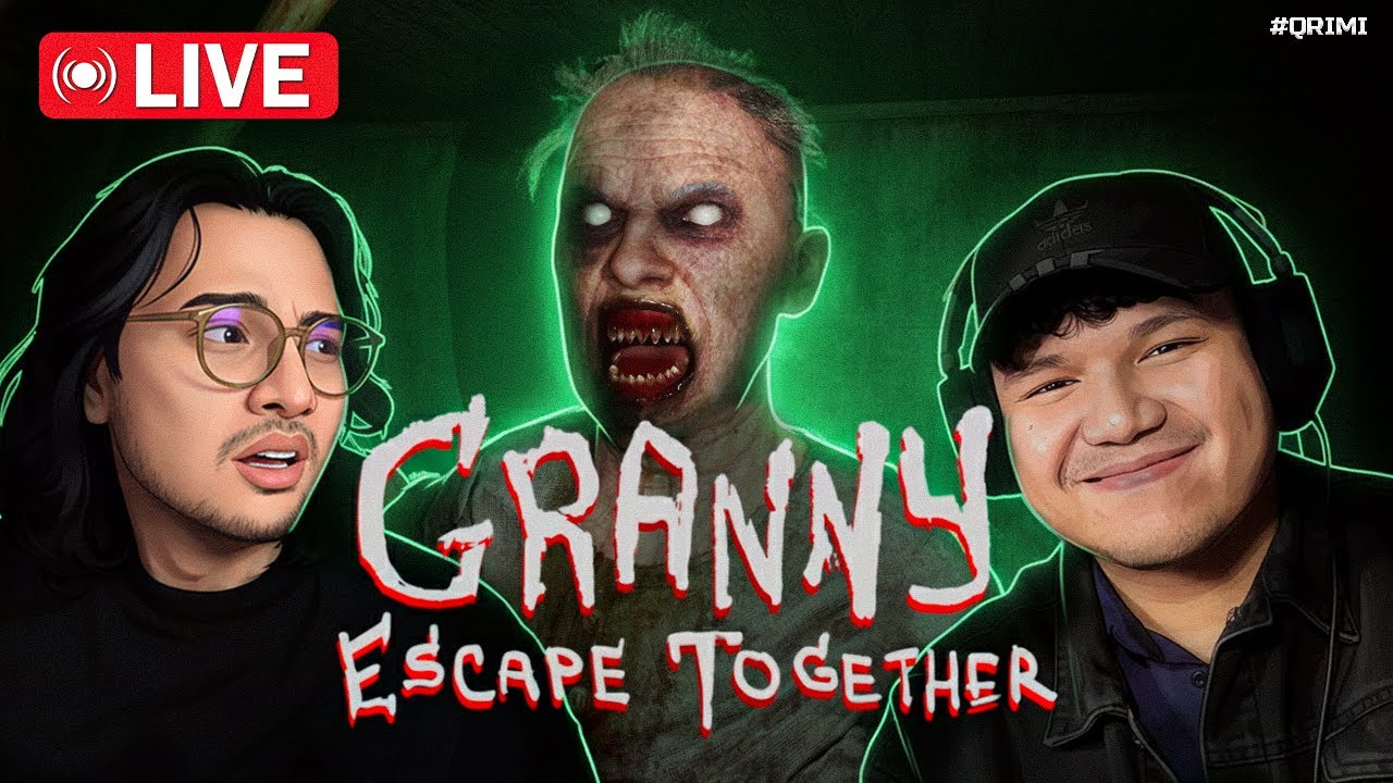 🔴LIVE ║MUQRI BAWAK OOHAMI PERGI RUMAH NENEK GILA! 👻#QRIMI〘Granny: Escape Together〙