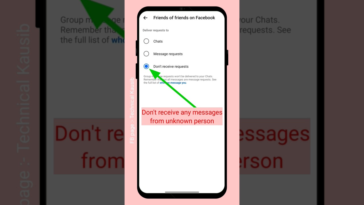 How to private your messenger account #shorts