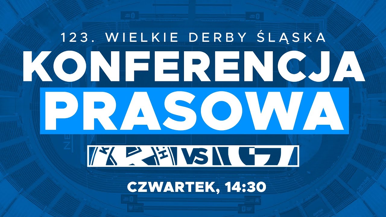 Konferencja prasowa przed 123. Wielkimi Derbami Śląska (14.03.2024)