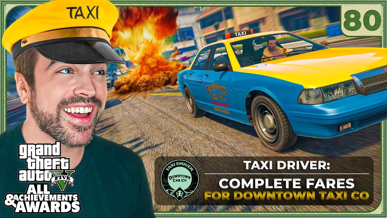 Worst Taxi Service in Los Santos! - GTA 5 All Awards Part 80 - Full Livestream