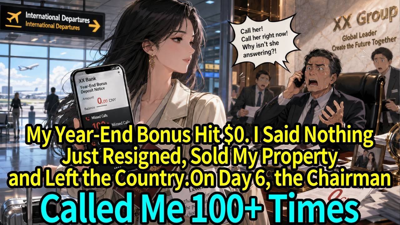 My Year-End Bonus Hit $0. I Said Nothing&mdash;Just Resigned.On Day 6, the Chairman Called Me 100+ Times.