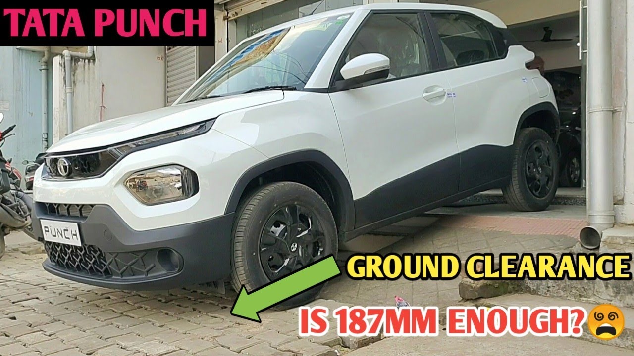 Tata Punch Ground Clearance || Is It Enough? || Ground Clearance Test || Punch