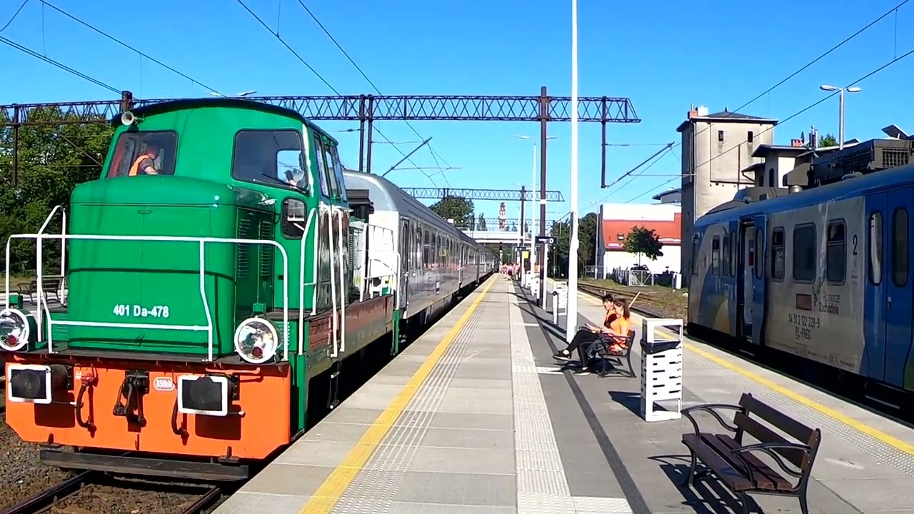 Pociągi na stacji Kołobrzeg