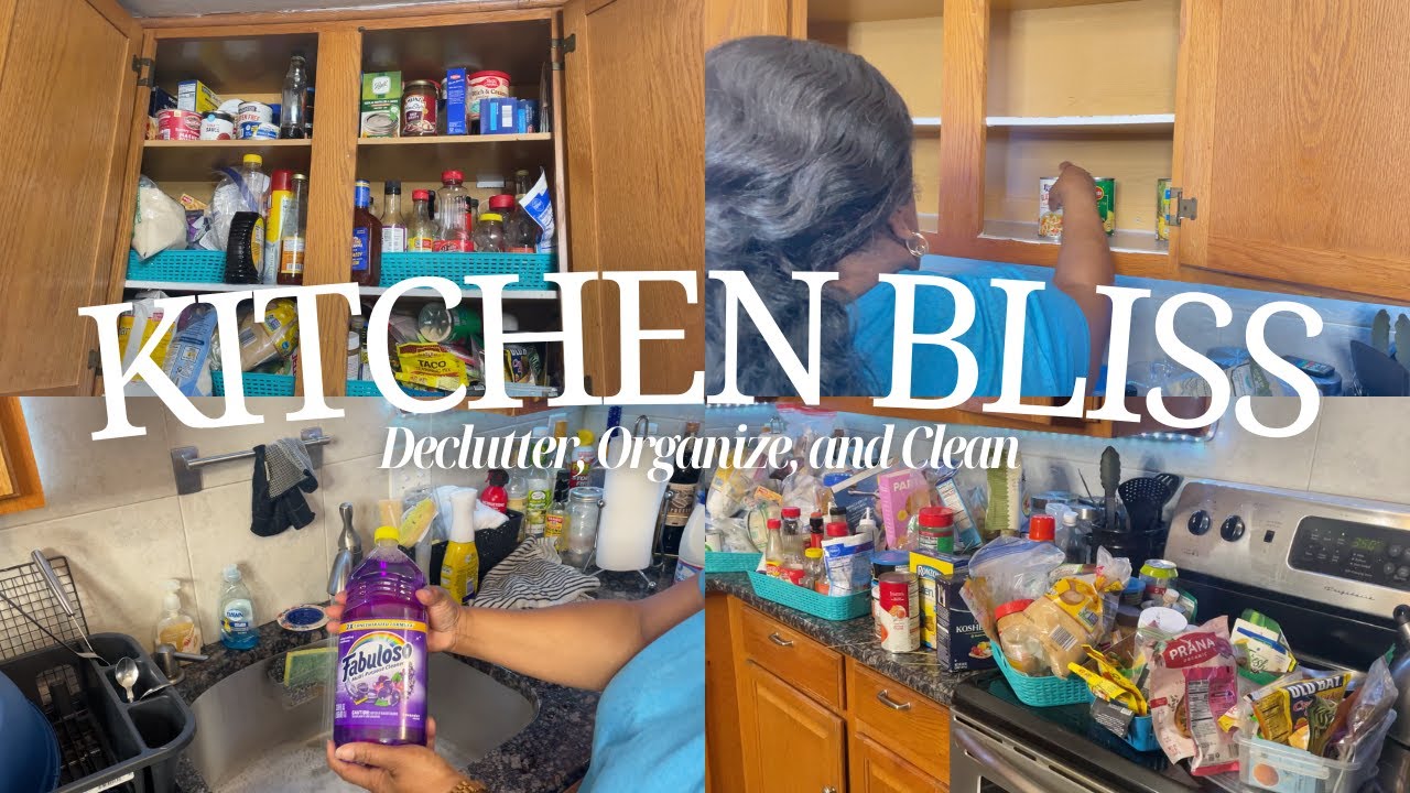 Effortless Kitchen Bliss: Declutter, Organize, and Clean Your Cabinets and Pantry!