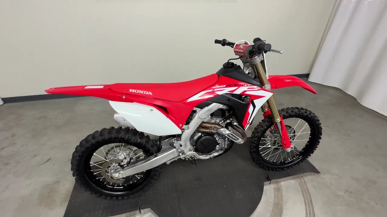 Used 2019 Honda CRF450RX Dirt Bike for sale near Akron, OH.