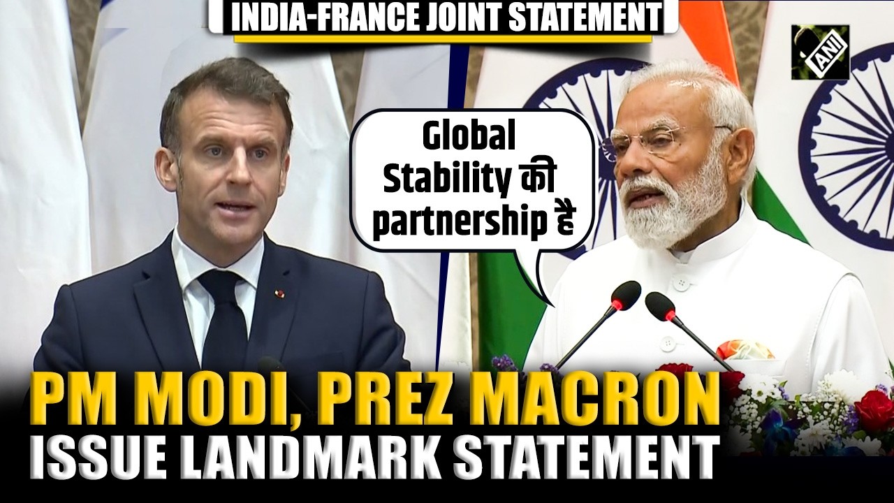 From cutting-edge helicopter to oldest strategic partner: PM Modi, Prez Macron hold joint statement