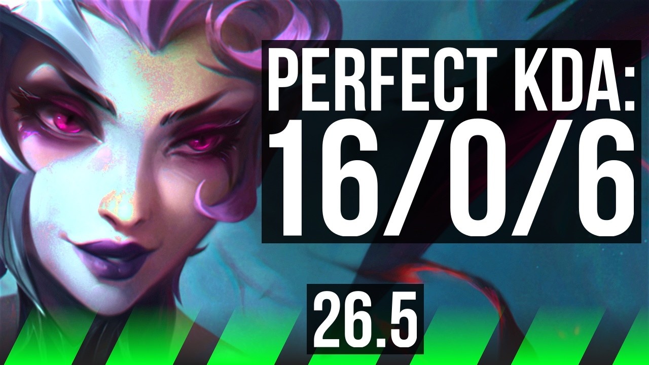 ELISE vs IVERN (JGL) | Perfect KDA: 16/0/6 | TR Grandmaster | 26.5
