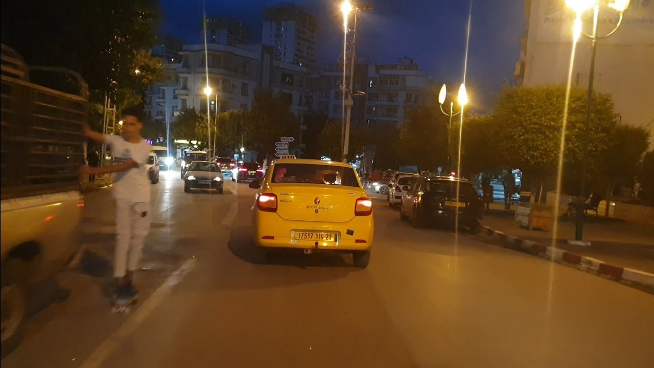 Driving by night in Annaba Algeria  27/09/2020
