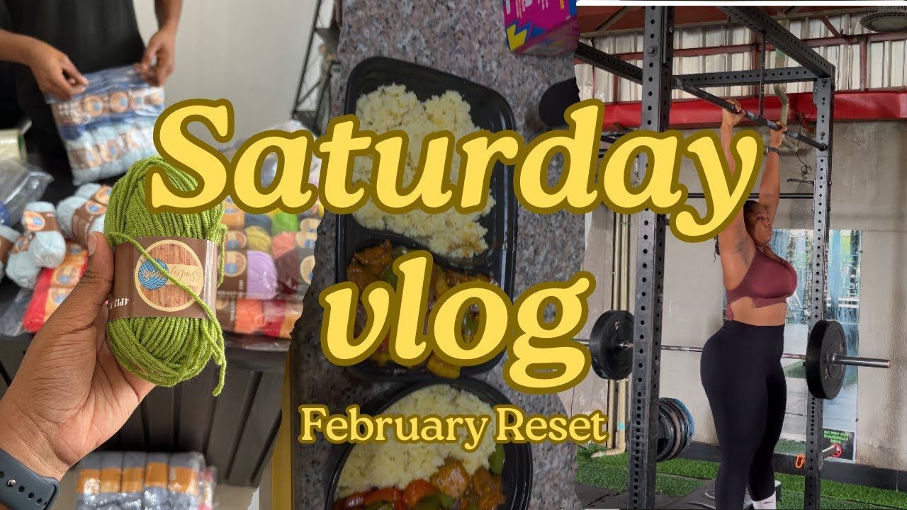 Saturday VLOG + 75 Soft Challenge + Crochet Supplies in Lagos + Healthy Meal Prep
