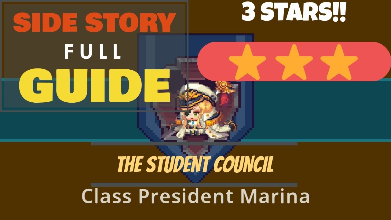 Guardian Tales-Side Story[21 Kanterbury Street:The Student Council]LEVEL5 Complete Guide(3 STARS⭐⭐⭐)