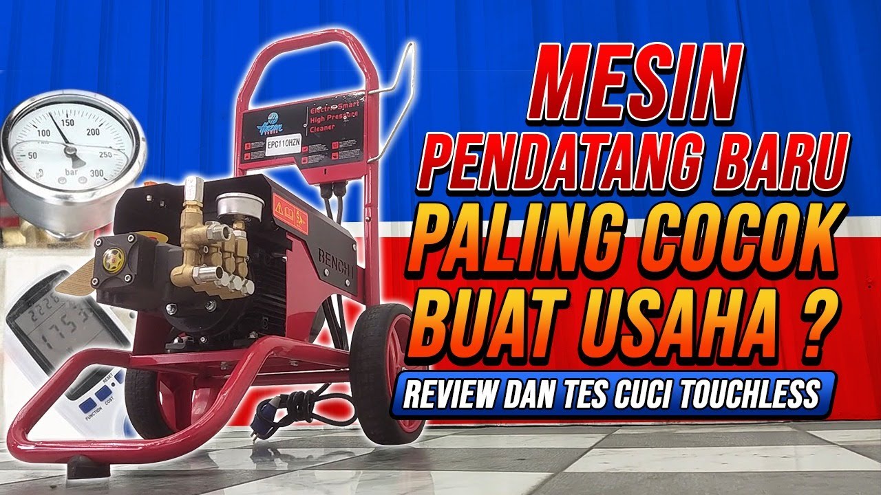 Review Jet Cleaner EPC 110 HZN – Mesin Listrik Powerful Buat Cuci Touchless! #highpressurewasher