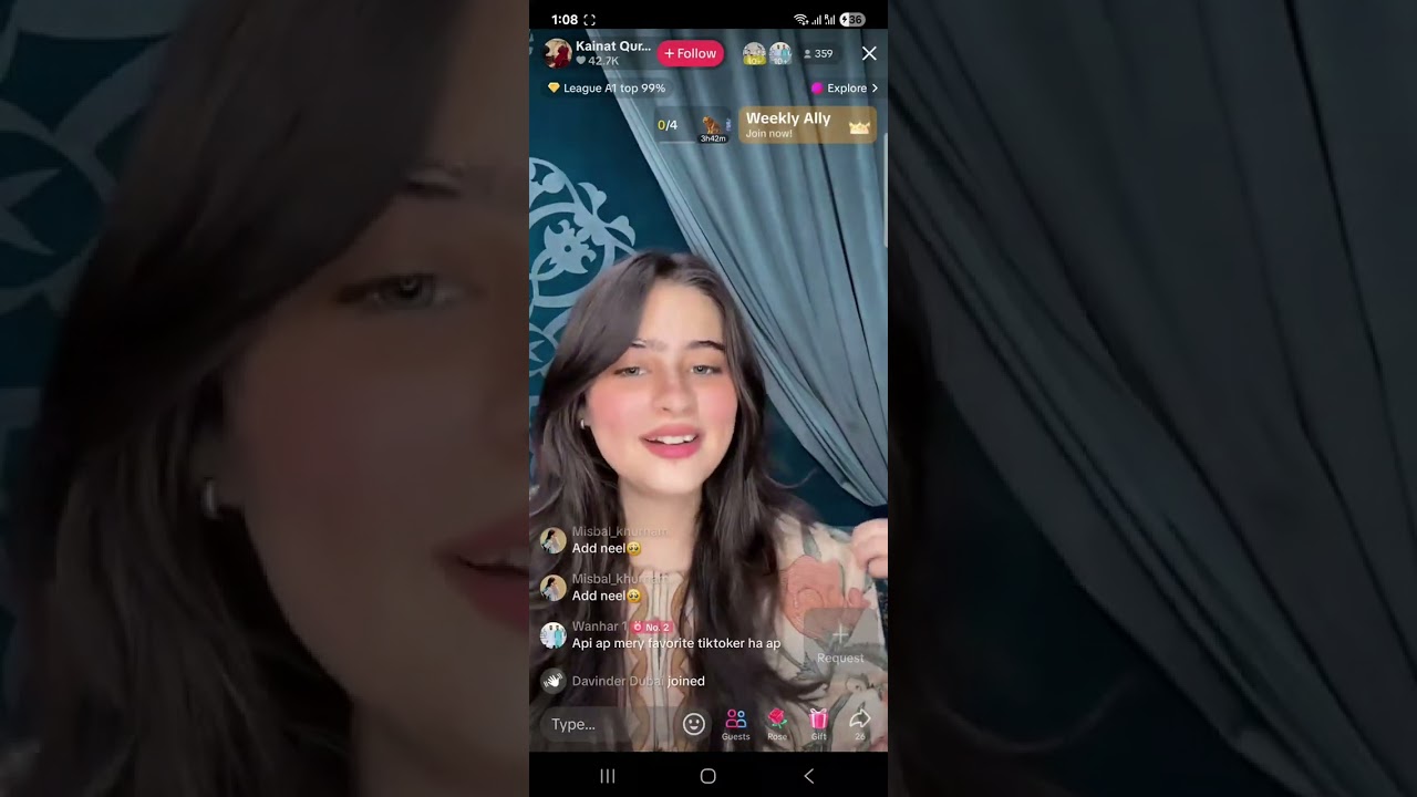 Kainat qureshi tiktok live match today 13 07 2025 