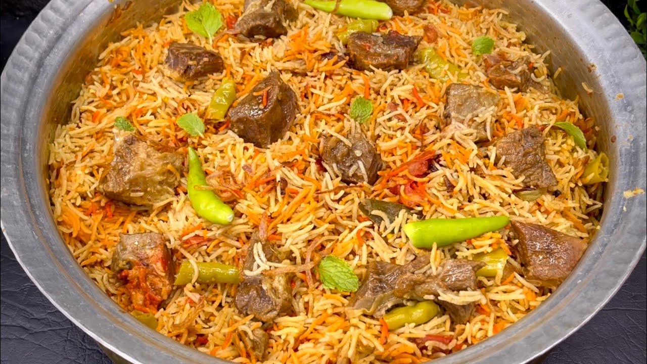 Bade Ke Gosht Ki Biryani Dilli 6 Style | Gosht Ki Biryani | 