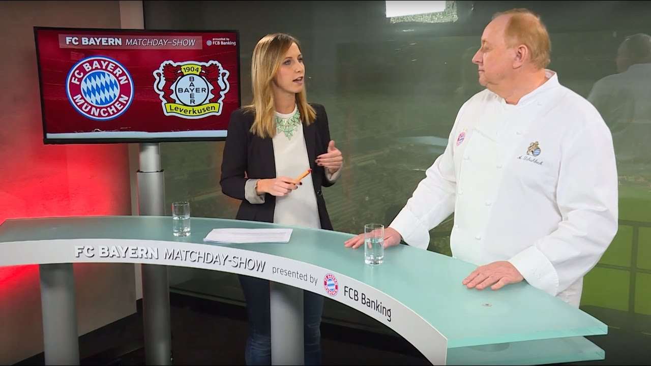 Sternekoch Alfons Schuhbeck bei der FC Bayern Matchday Show