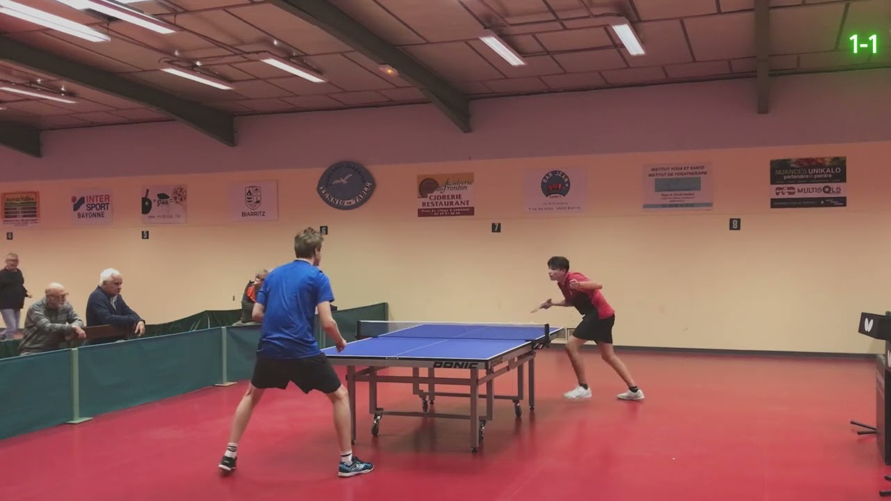 R1: TT PASSAGEOIS - BIARRITZ : Gabriel Chapat (1644) VS Lorenzo Baroni (1592)